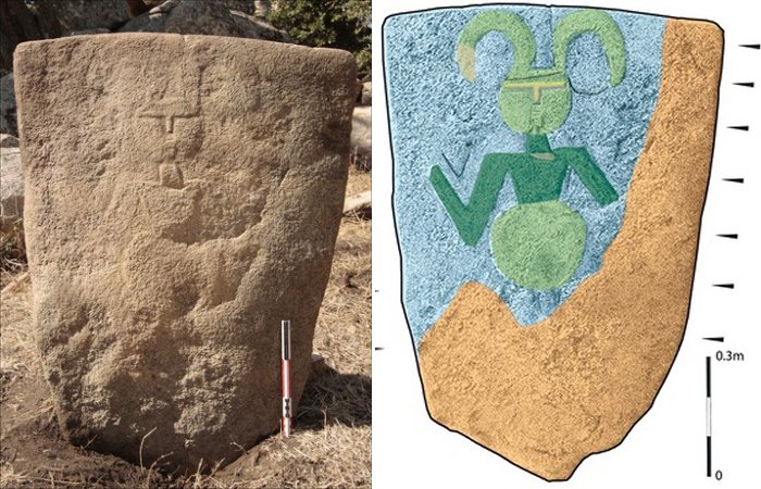 Unique Balchiria Stelae Engraved With A Goat-Like Figure Found On Corsica Is A Puzzle