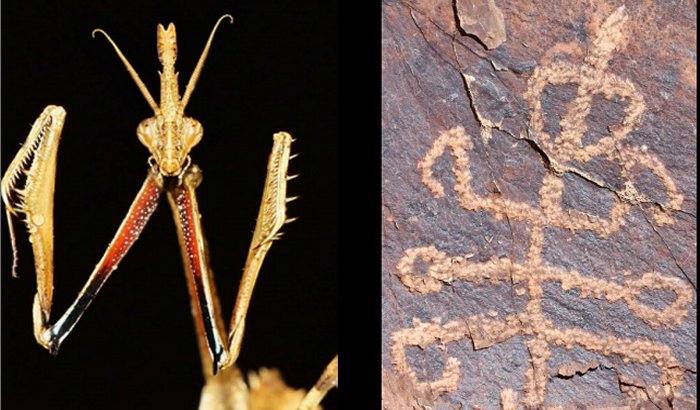 Ancient Mantis-Man Petroglyph Discovered In Teymareh, Iran