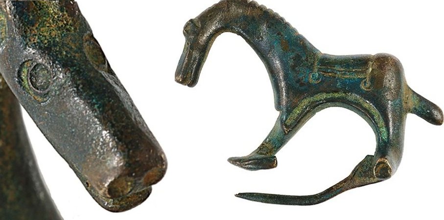 Very Rare Ancient Roman Horse Brooch Discovered In UK