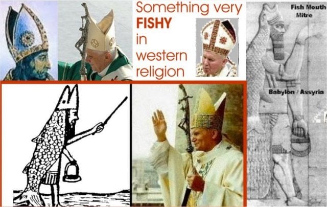 Unraveling The Secrets Behind Pope's Mitre Shaped Like A Fish And The Dogon Connection