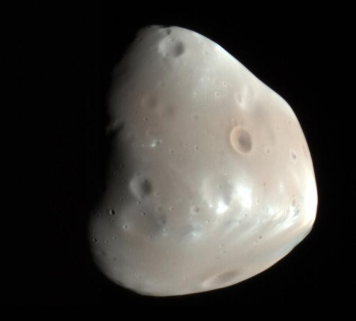 Martian Moon Deimos Reveals A Big Secret