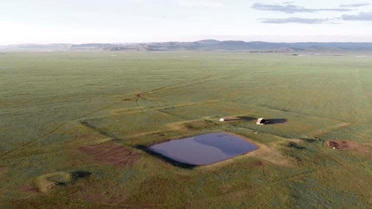 The site where the lost ancient dragon city is located. Credit: Iderkhangai Tumur-Ochir