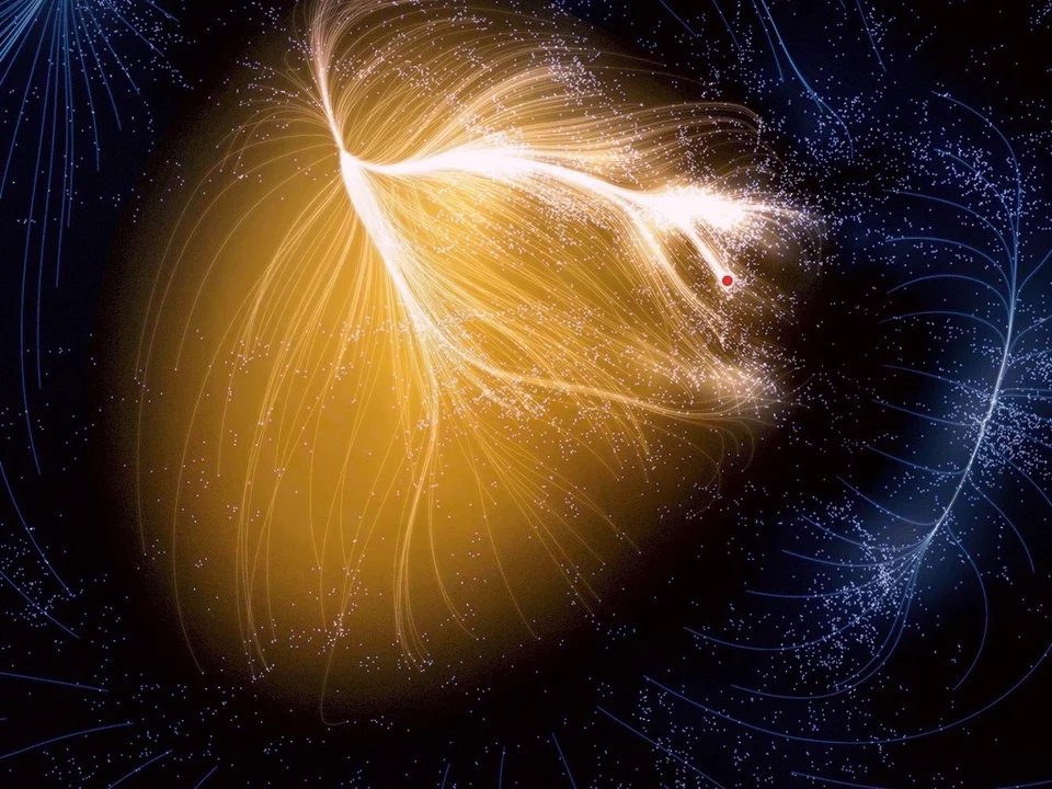 The South Pole Wall: Gigantic Cosmic Structure Beyond Laniakea ...