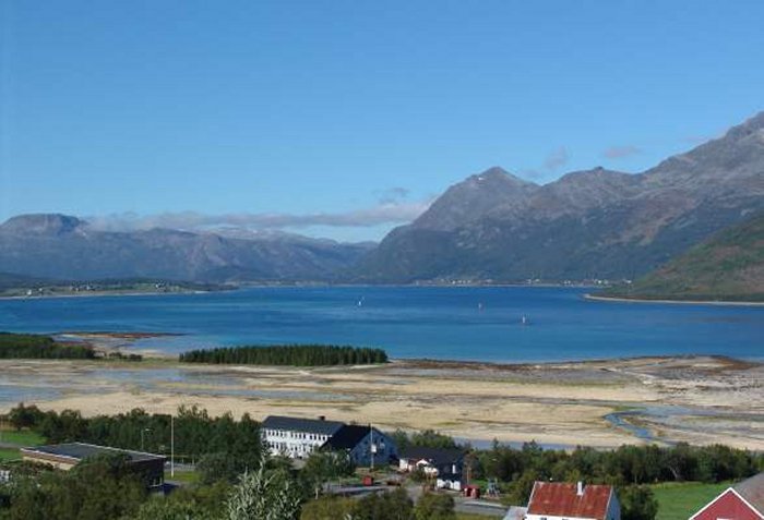 Sandtorg is located in the Tjeldsund municipality in Norway. Credit: Visit Norway