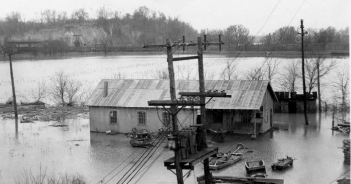 Tennessee River flooding in 1937. Credit: U.S. Army Corps of Engineers 