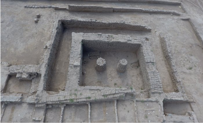 Inside the underground crypt, archaeologists found seven burials. Credit: Press service of the Kazakh Research Institute of Culture.