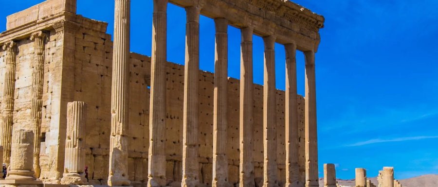 World-Famous Temple Of Bel In Palmyra, Syria - Digitally Reconstructed