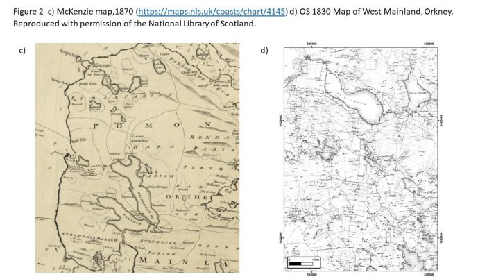 A series of Old Norse place names, connected to the sea and boats, located in the middle of the Orkney Mainland initially drew the attention of the researchers.