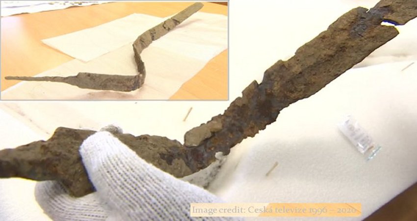 Rare Celtic sword discovered by archaeologists in East Bohemia