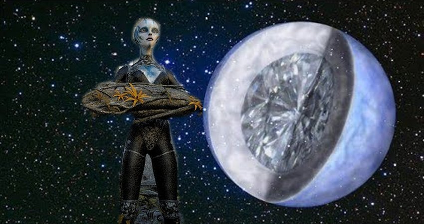 Can Diamond Planets Host Alien Life?