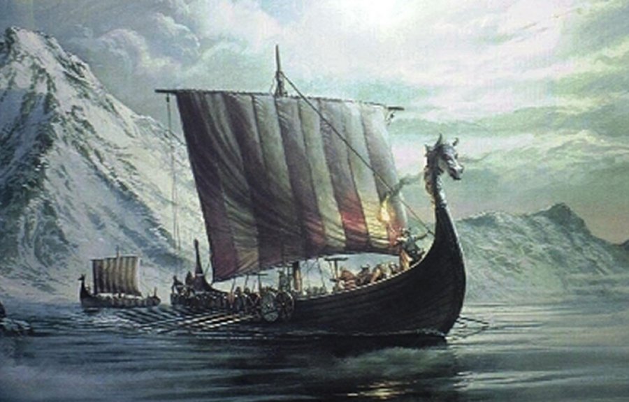 The Vikings were the lords of the oceans.