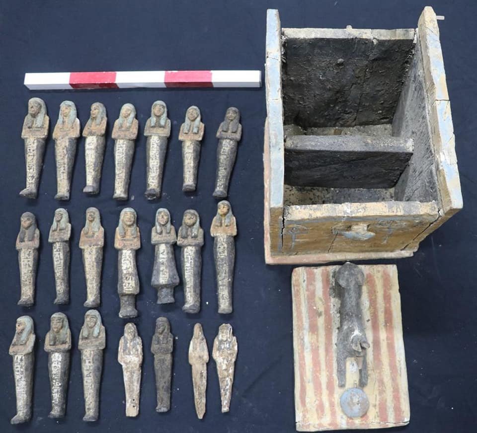 New Trove Of Treasures, Funerary Temple, 50 Sarcophagi Unearthed In ...