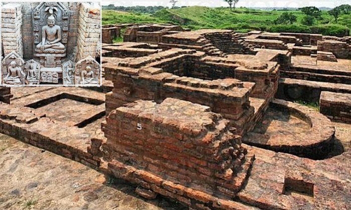 900 Year Old Buddhist Monastery, Sculpture Witha Coiled Crown And Chakra Discovered In Eastern India