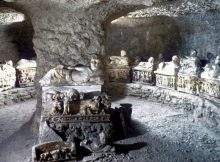 Inghirami Tomb - Spectacular Etruscan Burial With 53 Alabaster Urns In Ancient City Of Volterra, Italy