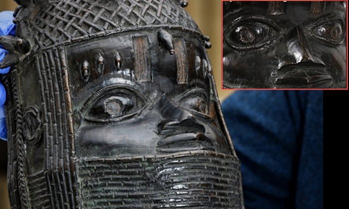 Benin Bronze Sculpture Looted By British Soldiers In Nigeria - Returns Home