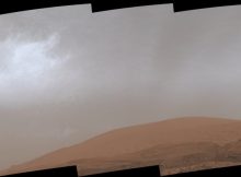 Curiosity Shows Drifting Clouds Over Mount Sharp. Credit: NASA/JPL-Caltech/MSSS