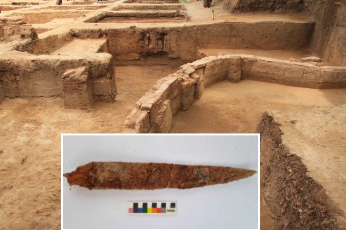 Rare Well-Preserved 2,500-Year-Old Dagger Linked To The Keeladi Civilization Discovered In Tamil Nadu, India