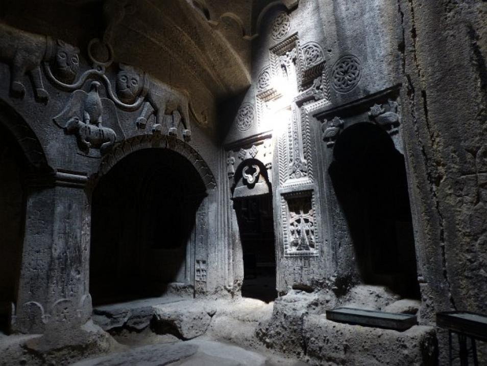 Fascinating Geghard Monastery: Rock-Cut Secret Caves, Passages And Hundreds Of Monk Cells