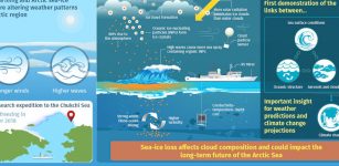 How do higher waves cause more ice clouds? Research expedition into arctic sea explains