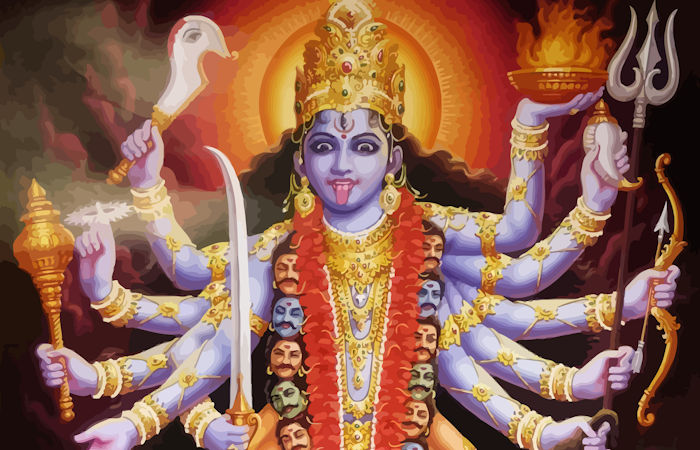 Kali – Hindu Goddess Of Death, Fear And Horror Who Destroys Ignorance, Evil And Establishes World Order