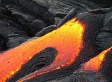 Basaltic lava flow. Credit: The University of Queensland