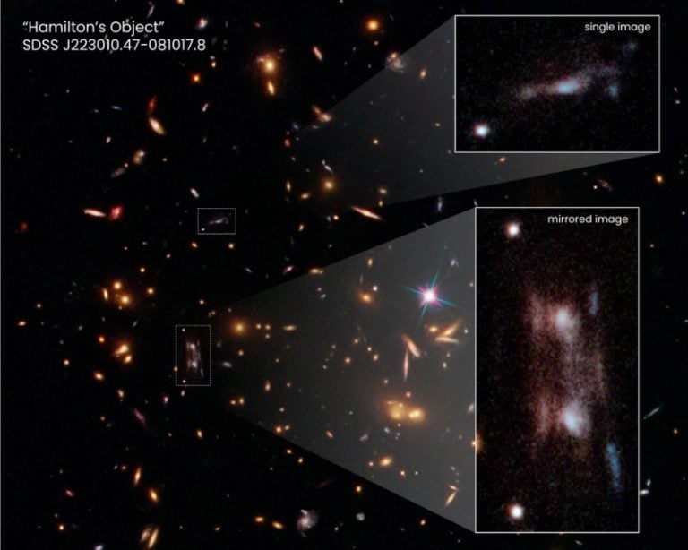 Hamilton’s Object - 'Double' Galaxy Mystifies Hubble Astronomers ...