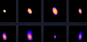 Researchers made simulations that are the first to combine the physical effects of Einstein's general theory of relativity with realistic stellar density models.