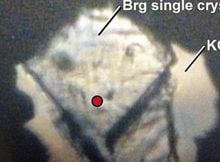 Measuring device for determining the thermal conductivity of bridgmanite under high pressure and extreme temperature. Credit: Murakami M et al