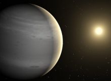 A gas giant exoplanet that orbits a G-type star, which is similar to TOI-2180 b. Credit: NASA