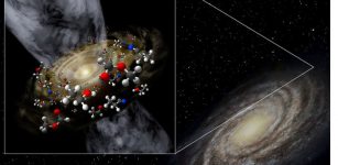 Artist’s conceptual image of the protostar discovered in the extreme outer Galaxy. (Credit: Niigata University)