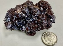 Cuprous oxide – the mined crystal from Namibia used for making Rydberg polaritons. Credit: University of St Andrews