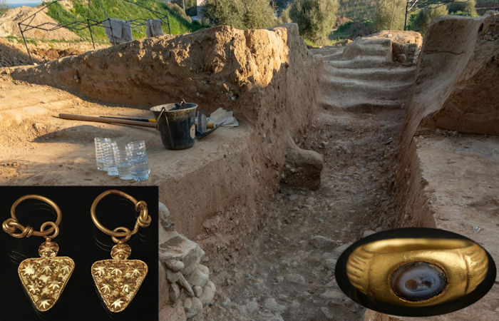 Magnificent Etruscan Underground Burial With Beautiful Artifacts Discovered In Aleria-Lamajone, France