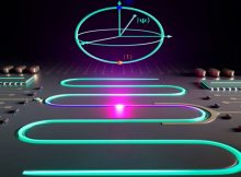 Artistic impression of a unimon qubit in a quantum processor. Credit: Aleksandr Kakinen