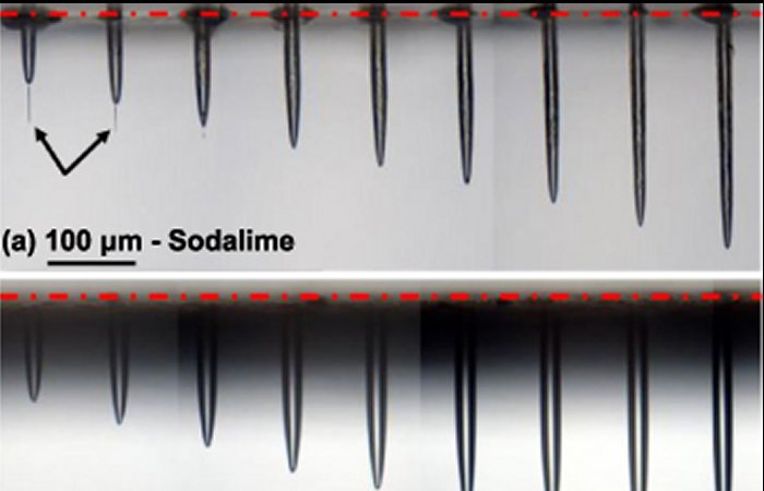 Laser Drills Elongated And Crack-Free Micro-Holes In Glass