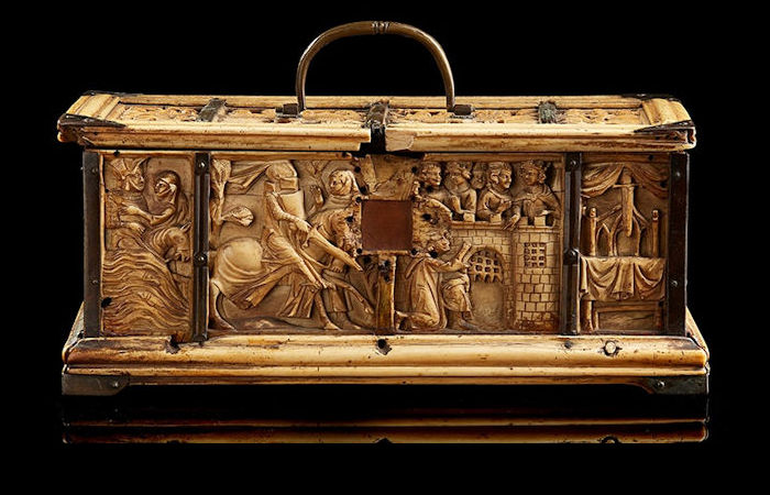 Extremely Rare 700-Year-Old French Gothic Ivory Casket At Risk Of Leaving The UK