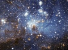 A star-forming region in the Large Magellanic Cloud