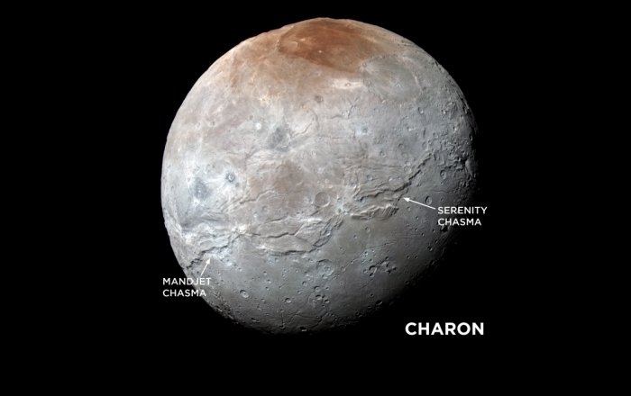 Canyons On Pluto's Large Moon Charon Explained By SwRI Models