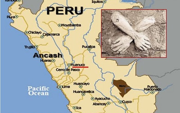 Mysterious 'Temple Of The Crossed Hands' - One Of The Oldest Structures In Peru