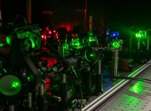 The quantum microscopy by coincidence (QMC) apparatus. Credit: Caltech