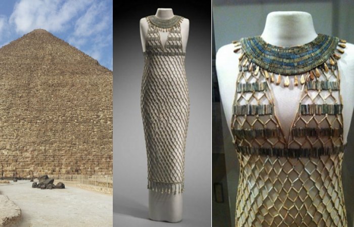 Amazing 4,500-Year-Old Egyptian Bead-Net Dress Found In Giza Tomb Restored