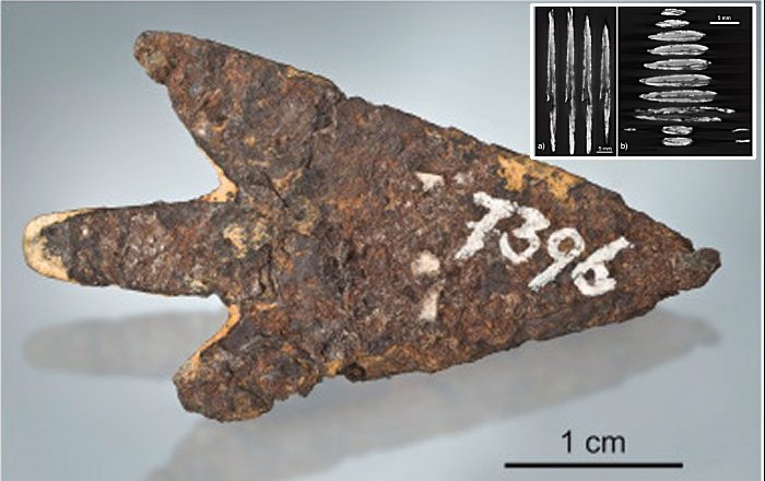 Arrowhead Made Of Meteoritic Iron From The Late Bronze Age Settlement Of Mörigen, Switzerland - Examined