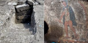 Extraordinary Painted Tomb Belonging To A Mercenary Warrior Found At Pontecagnano Necropolis