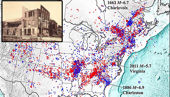 Some Of Today's Earthquakes May Be Aftershocks From Quakes In The 1800s