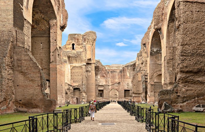 Baths Of Caracalla: Italian Antique Thermae Complex For Leisure, Gossip, Business And Socialisation