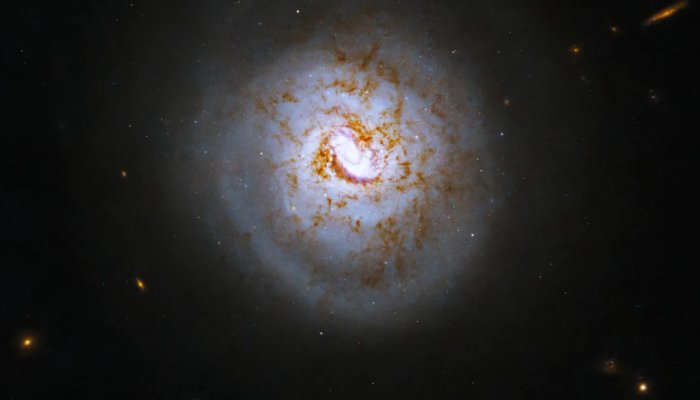 Hubble Spies A Spinning Spiral Galaxy ESO 420-G013 - A Product Of ...