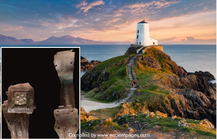 Roman Treasure Decorated With A Triskelion Symbol Found On The Isle Of Anglesey