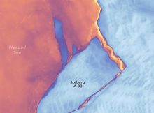 Large Wedge Of Ice Broke From Antarctica's Brunt Ice Shelf 