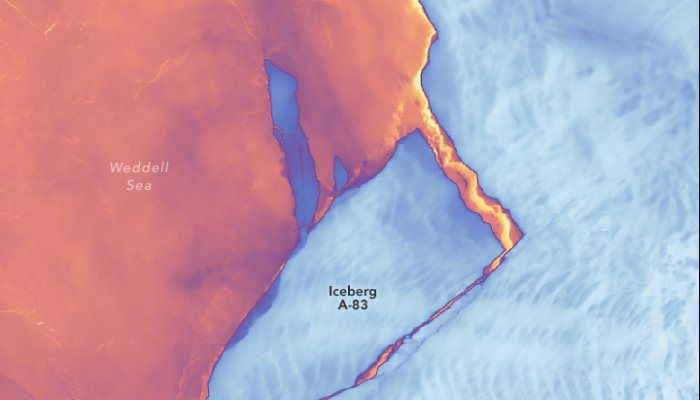 Large Wedge Of Ice Broke From Antarctica's Brunt Ice Shelf 