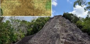 Huge Maya Stone Panel With 123 Glyphs Found Near Nohoch Muul Pyramid