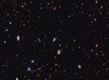 Protogalaxies as seen by the James Webb Space Telescope. Credit: NASA